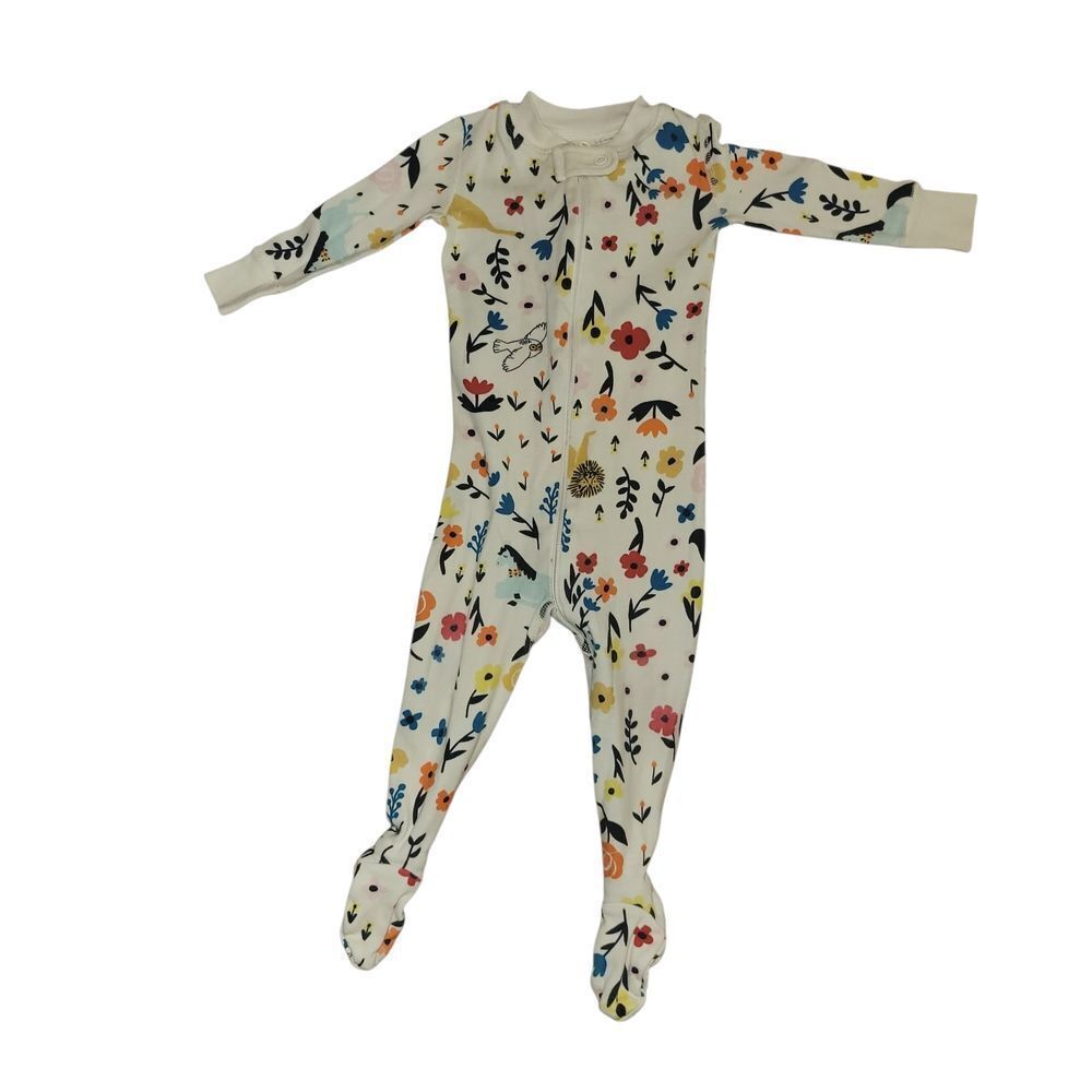 Hanna Andersson Multicolor Floral Kids Footie